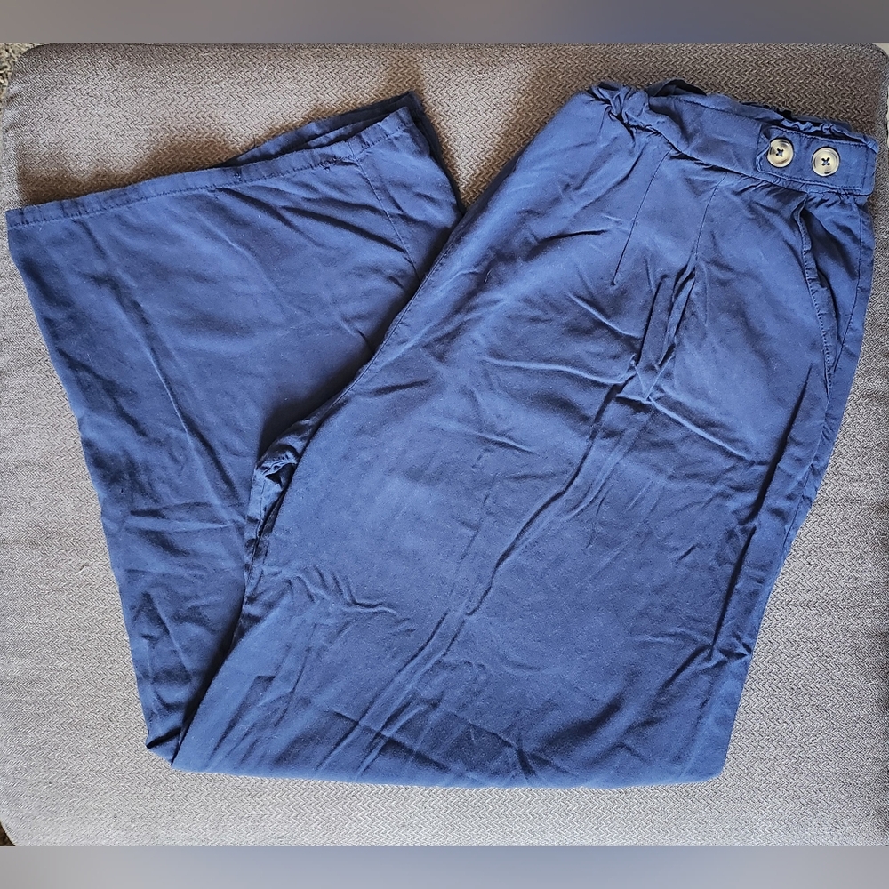 Xhilaration - Navy Blue Flare Pocket Pants - (XL)